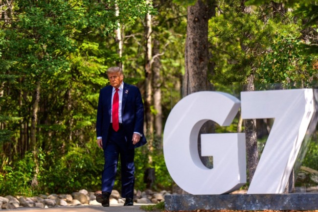 没法聊？特朗普提前离开G7会议