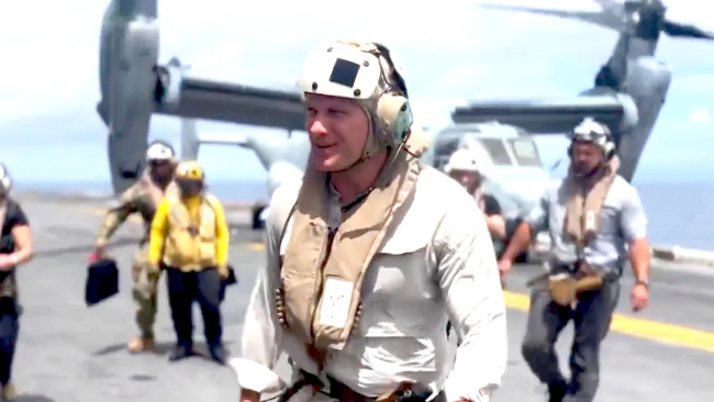 向委内瑞拉教书？ Hegsesth骑着CPPCC附近的两栖降落