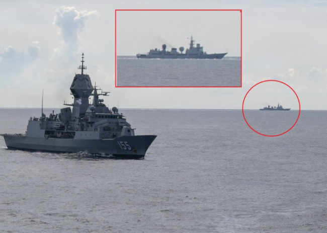 就问怕不怕!围观美菲澳新四国演习的中国海军,比参演舰艇还要多……