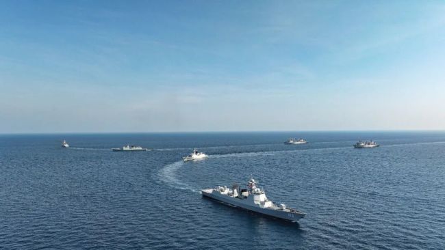 使命传递，海军第47、48批护航编队完成交接