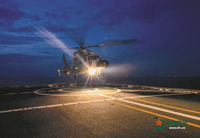 海军某支队实战化训练影像