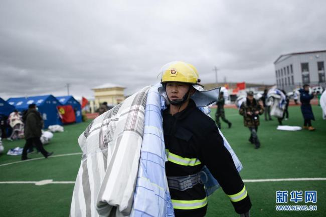 玛多地震震中:孩子得到妥善安置