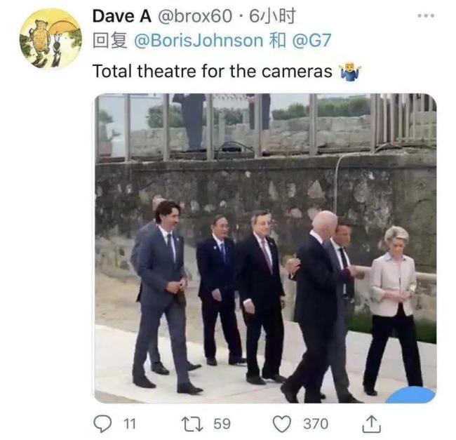 G7峰会约翰逊忙着秀恩爱，却秀了个寂寞