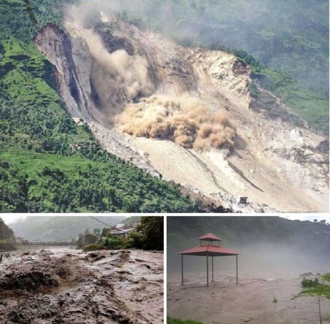 尼泊尔遭暴风雨袭击引发洪水超过50人失踪