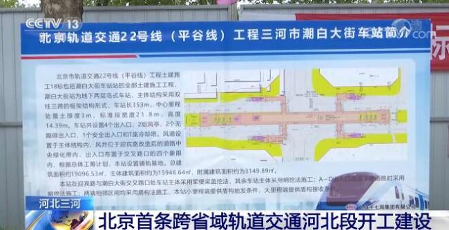 北京首条跨省域轨道交通河北段开工建设 将有力推进京津冀交通一体化建设