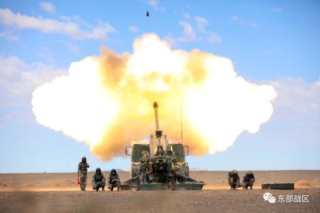 大漠亮剑！炮兵实弹射击高清大图来袭