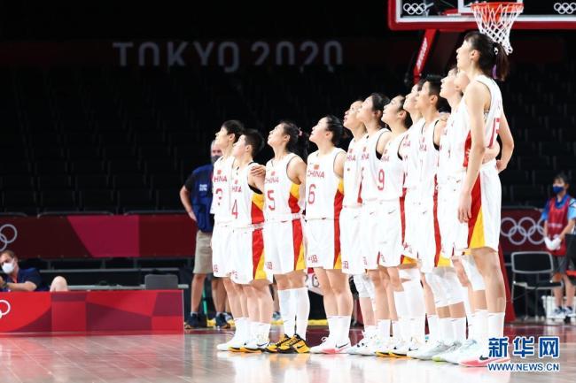 中国女篮小组全胜晋级8强