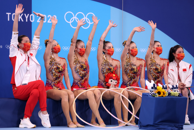 中国队获艺术体操团体全能第4名