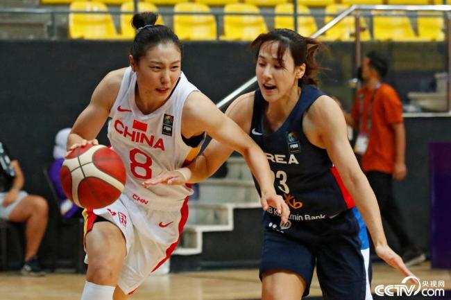 女篮亚洲杯：中国队93:69大胜韩国闯进决赛