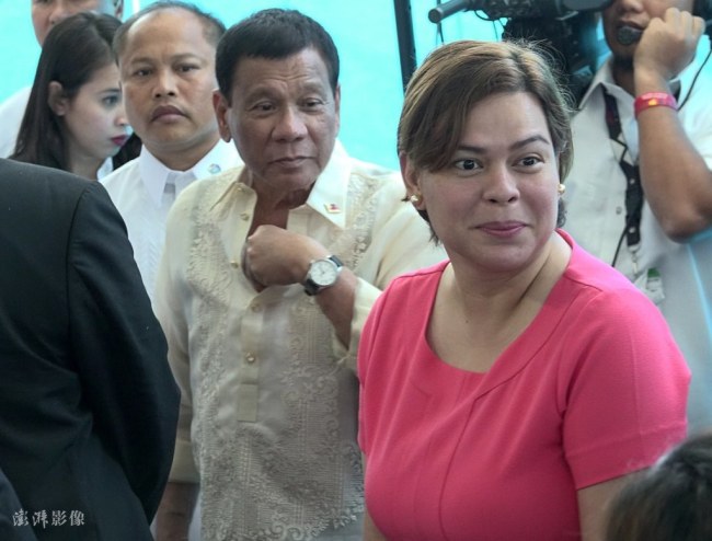 菲律宾总统杜特尔特之女新冠检测呈阳性