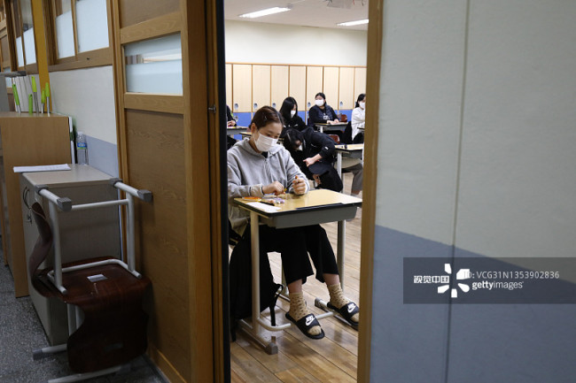 韩国2022学年高考今日开考