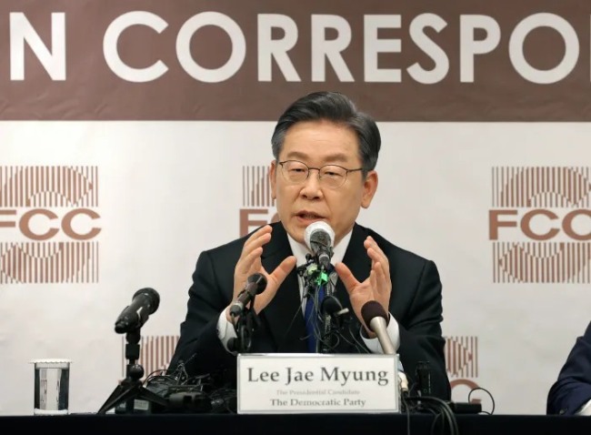 韩国总统候选人李在明：将开展中美平衡外交