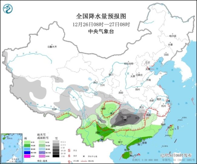 寒潮最冷時(shí)刻來(lái)臨 南方降雪進(jìn)入最強(qiáng)時(shí)段