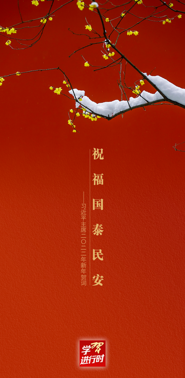 学习进行时丨聆听新年贺词，感受习近平的情怀