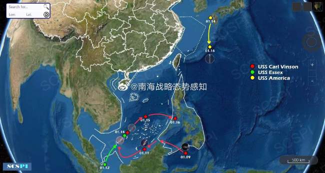 美军三个大型水面编队在中国周边集结？