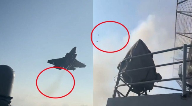 F-35坠入南海视频流出 美军回应：照片视频是真的