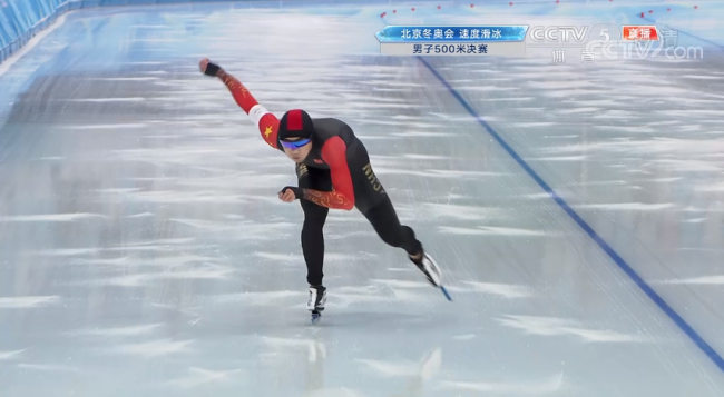 34秒32！高亭宇打破速度滑冰男子500米奥运会纪录
