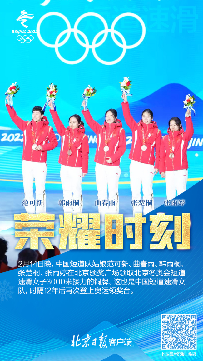 时隔十二年，中国短道速滑女队再登冬奥会领奖台