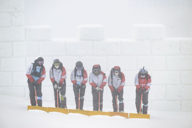 当冬奥遇上大雪，氛围感直接被拉满！