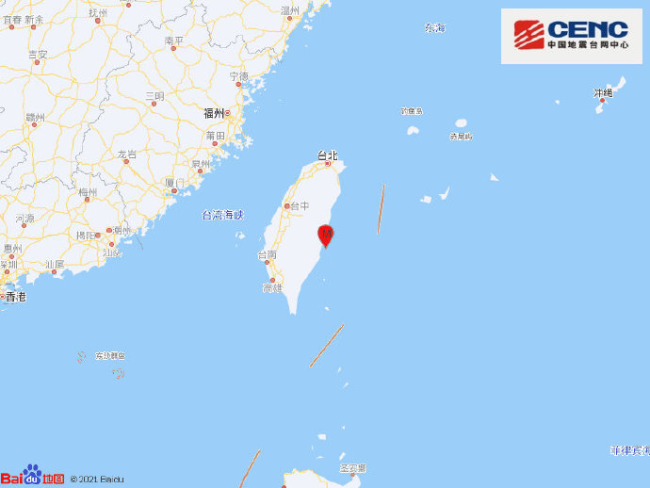 台湾连发8次地震 福建多地有震感