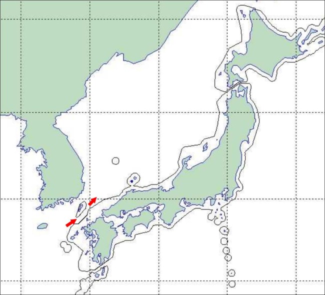 美国航母与中国侦察船同日驶入日本海2