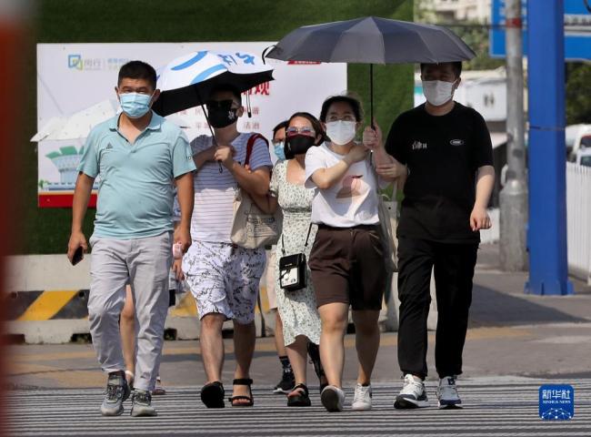 上海发布高温红色预警