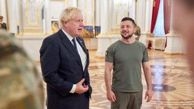 英国首相抵达乌克兰基辅并宣布新一轮对乌援助计划