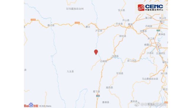 四川雅安4.2级地震