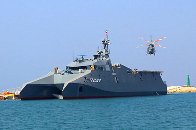 伊朗今将举行阅兵式：国产巡逻舰成亮点