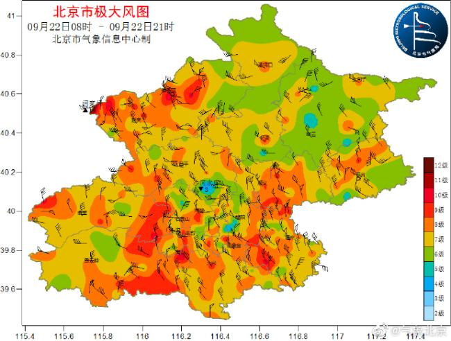 局地阵风11级！北京连续两日大风天气