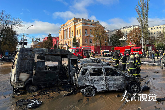 乌克兰首都基辅市中心发生多次爆炸