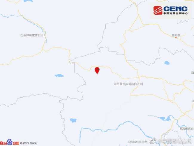 青海海西州茫崖市发生5.5级地震，震源深度11千米