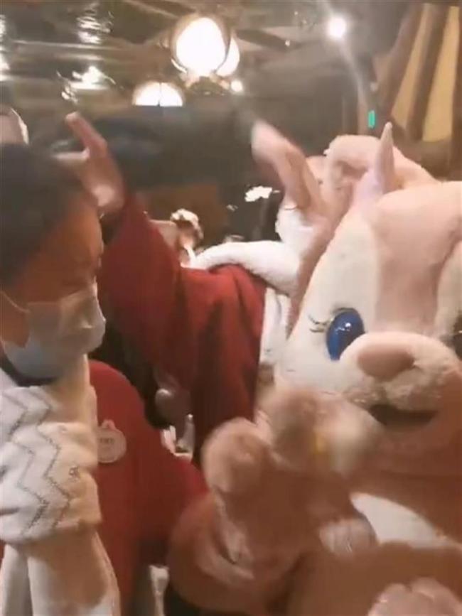 上海迪士尼“玲娜贝儿”被游客拍头 警方调查：扮演者未送医