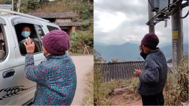 孩子年后返程八旬母亲悄悄抹泪