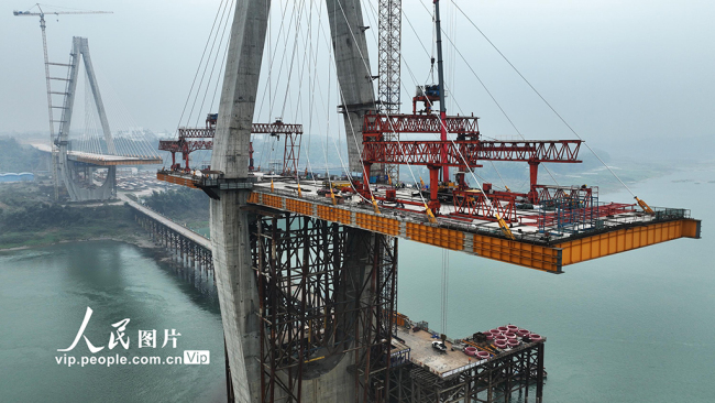 四川宜宾:江安长江二桥建设有序推进