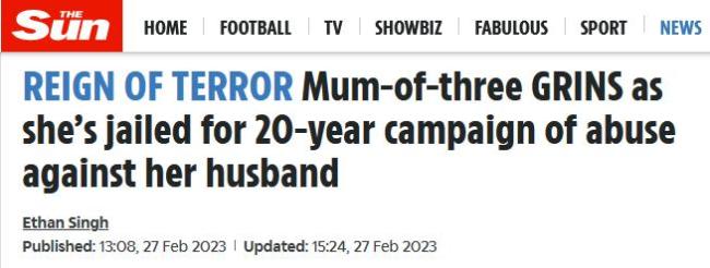 英高管家暴丈夫长达20年  出门前不得不化妆掩饰