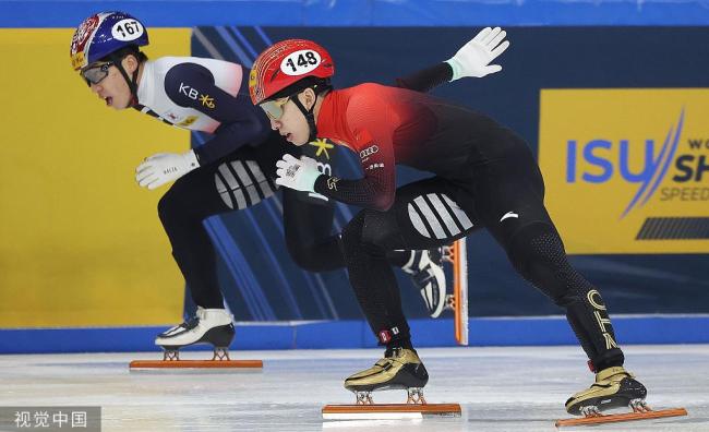 短道速滑世锦赛林孝埈 一人斩获三个项目下一轮入场券   