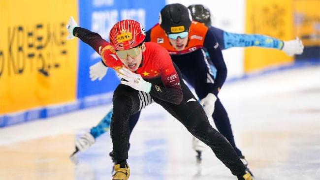 短道速滑世錦賽中國隊男子接力奪金、混合接力摘銀