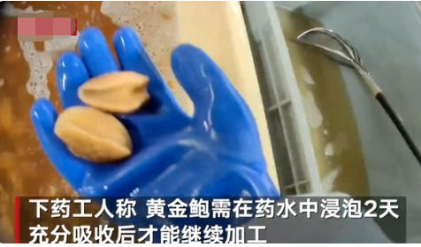 “硼砂泡黄金鲍”涉事企业被关停