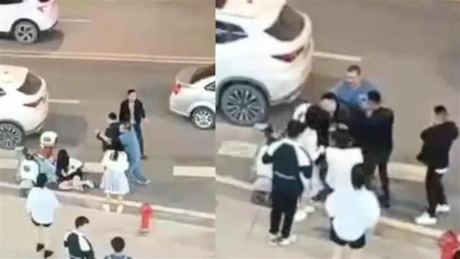 男子当街殴打女子被刑拘，警方：没强吻，不是未成年！
