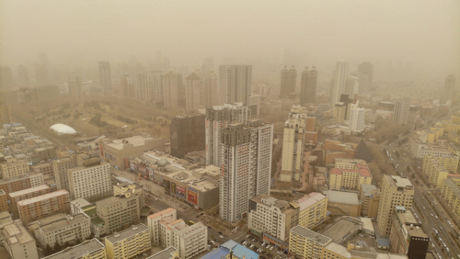 沙尘天气侵袭韩日：韩国全境发布沙尘预警