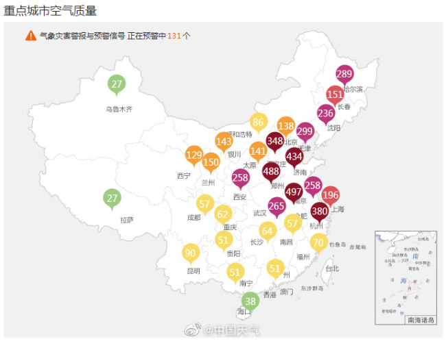 本轮沙尘已跨过长江 波及18省份！多地已达严重污染