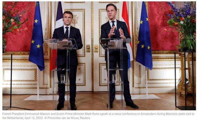 马克龙称欧洲非美国附庸，欧洲不应成为美国的“追随者”