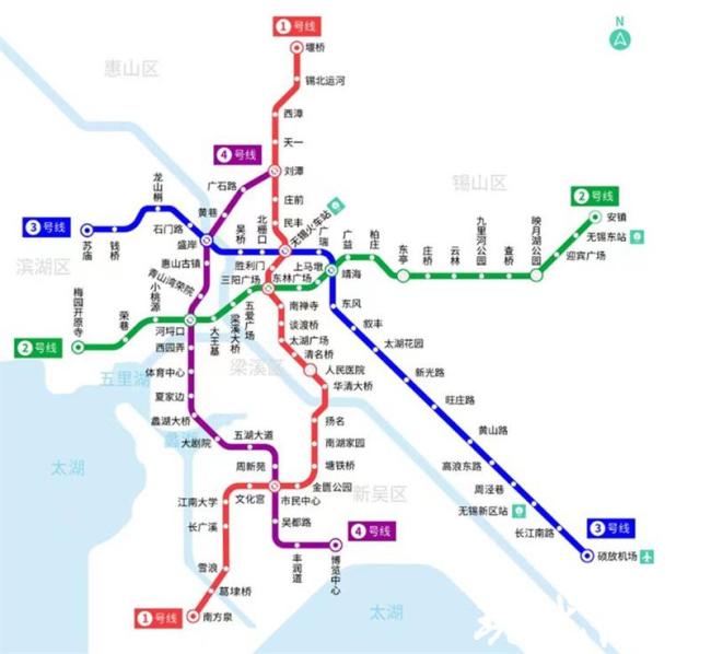 苏州无锡实现地铁互通，届时苏州市民可以坐着轨道交通去苏南硕放机场