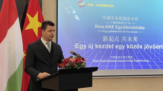 中国驻匈使馆举办中国—中东欧国家合作主题招待会