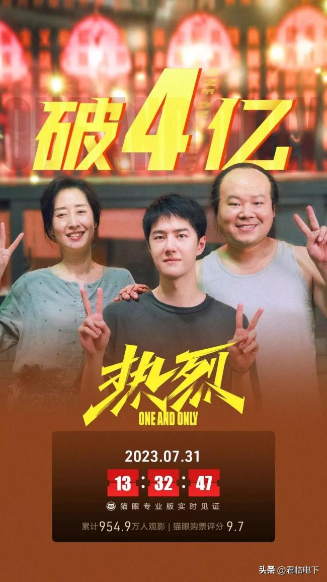 67黄渤个人主演电影总票房破200亿 《封神第一部》和《热烈》票房