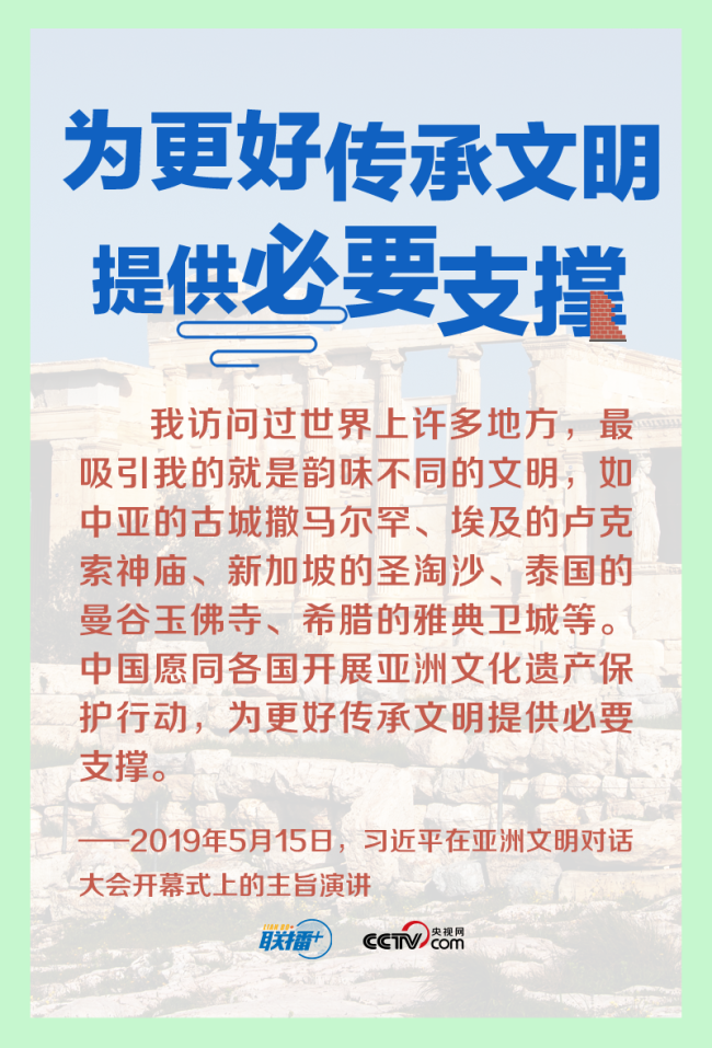 跟着习主席看世界｜共同倡导重视文明传承和创新