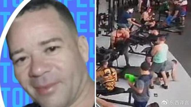 巴西男子健身房中遇险：被杠铃直接砸中脖子