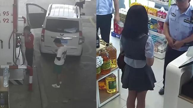 12岁女孩险被诱骗到缅甸，慌张跑进加油站求助，工作人员机智救人