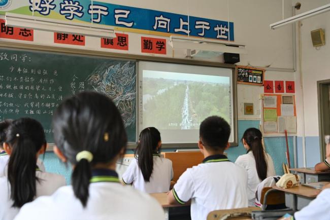 开学啦，涉洪区里的“开学第一课”很特别